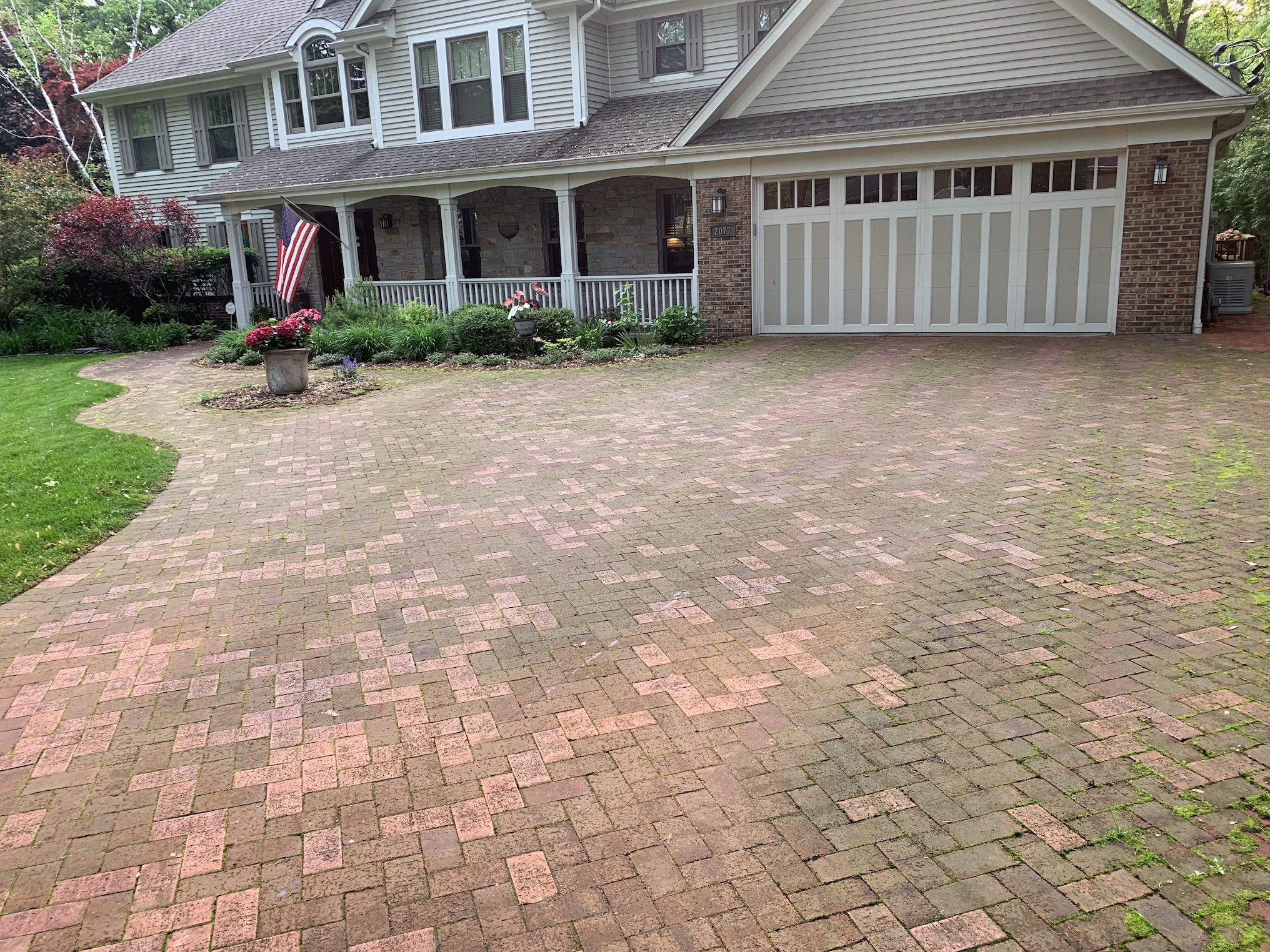 Paver Driveway Cleaning