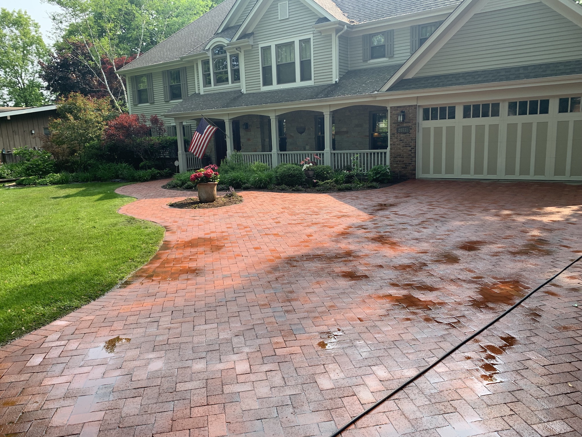 Paver Driveway Cleaning